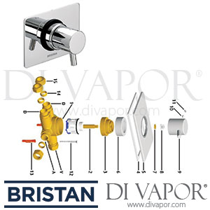 Bristan Prism Diverter 3 Outlets Shower Spare Parts - BR DV 282